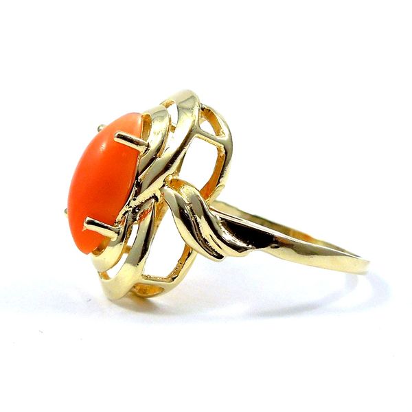 Coral Ring Image 2 Joint Venture Jewelry Cary, NC