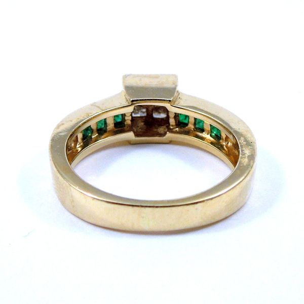 Emerald and Diamond Ring Image 2 Joint Venture Jewelry Cary, NC