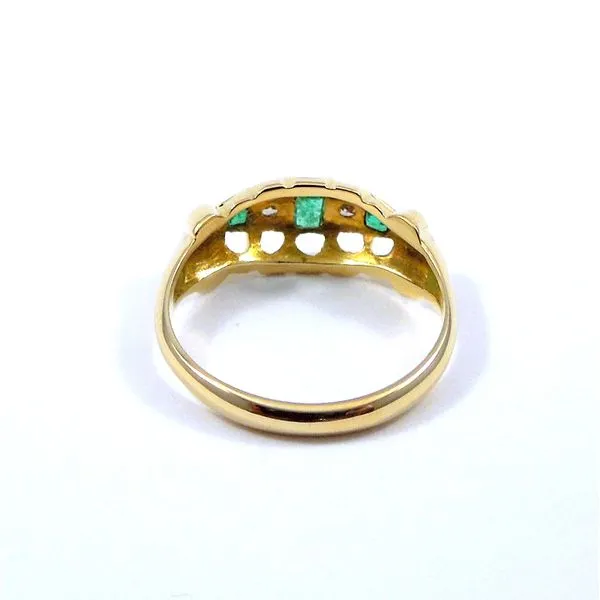 Emerald and Diamond Ring Image 2 Joint Venture Jewelry Cary, NC