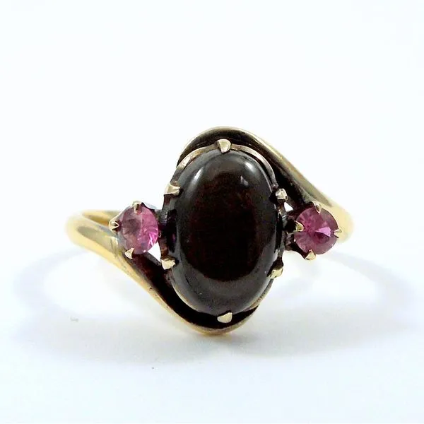 Hematite & Ruby Ring Joint Venture Jewelry Cary, NC