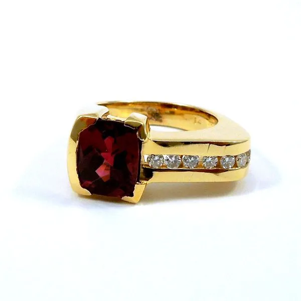 Garnet and Diamond Ring Joint Venture Jewelry Cary, NC