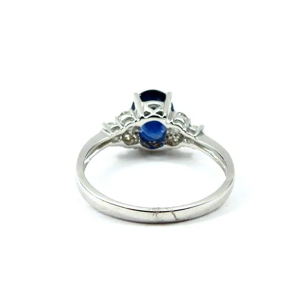 Sapphire and Diamond Ring Image 3 Joint Venture Jewelry Cary, NC