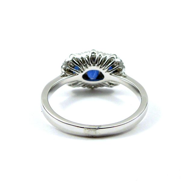 Three Stone Sapphire and Diamond Ring Image 3 Joint Venture Jewelry Cary, NC