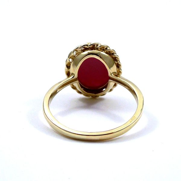 Synthetic Star Ruby Ring Image 3 Joint Venture Jewelry Cary, NC