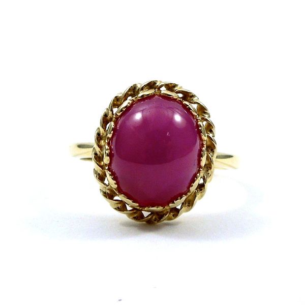Synthetic Star Ruby Ring Joint Venture Jewelry Cary, NC