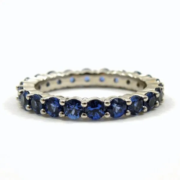 Sapphire Eternity Wedding Band Joint Venture Jewelry Cary, NC