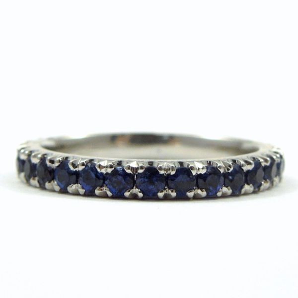 Sapphire Eternity Wedding Band Joint Venture Jewelry Cary, NC