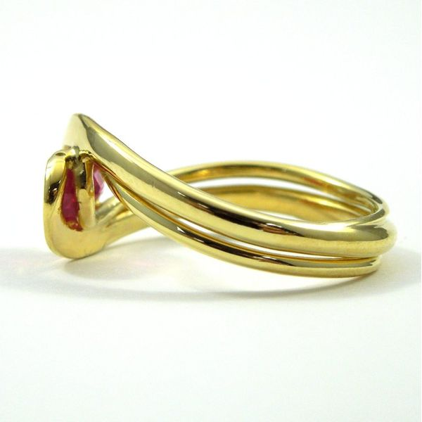 Oval Cut Ruby Ring Image 2 Joint Venture Jewelry Cary, NC