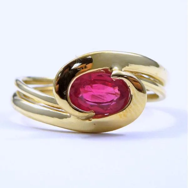 Oval Cut Ruby Ring Joint Venture Jewelry Cary, NC