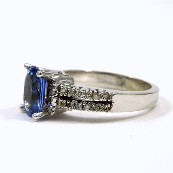 Tanzanite and Diamond Ring Image 2 Joint Venture Jewelry Cary, NC