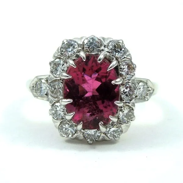 Rubellite and Diamond Ring Joint Venture Jewelry Cary, NC