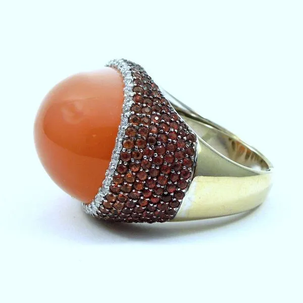Natural Orthoclase Feldspar Ring Image 2 Joint Venture Jewelry Cary, NC