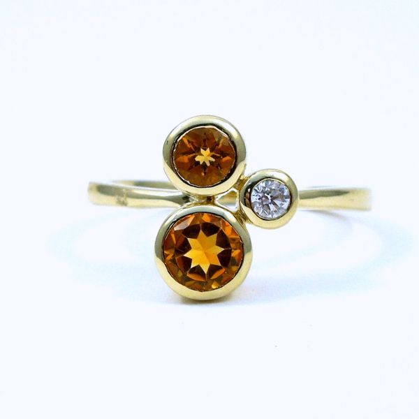 Citrine and Diamond Ring Joint Venture Jewelry Cary, NC