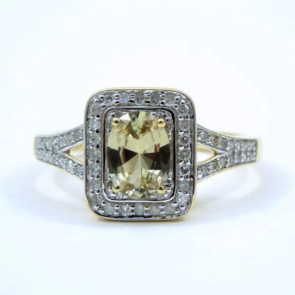 Lemon Quartz and Diamond Ring Joint Venture Jewelry Cary, NC