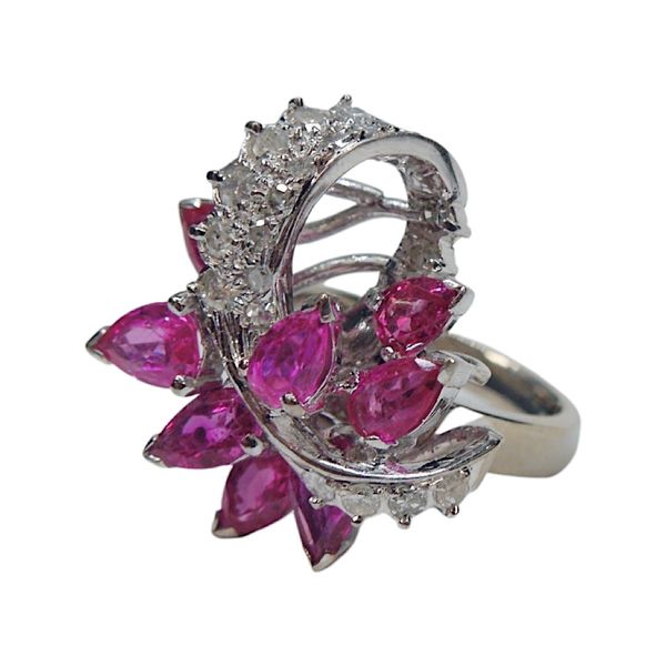 Ruby and Diamond Fashion Ring Image 2 Joint Venture Jewelry Cary, NC