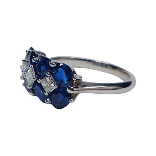 Sapphire and Diamond Ring Image 2 Joint Venture Jewelry Cary, NC