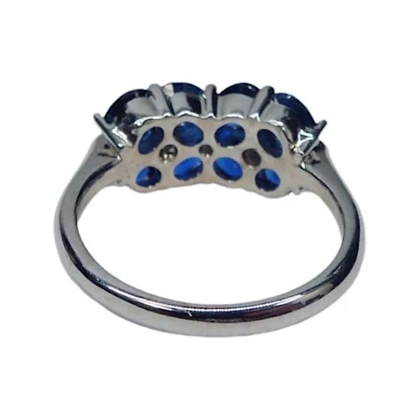 Sapphire and Diamond Ring Image 3 Joint Venture Jewelry Cary, NC