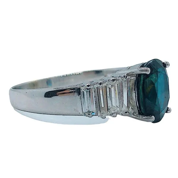 Sapphire and Diamond Ring Image 2 Joint Venture Jewelry Cary, NC