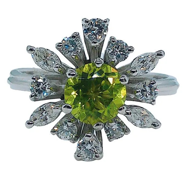 Peridot and Diamond Ring Joint Venture Jewelry Cary, NC
