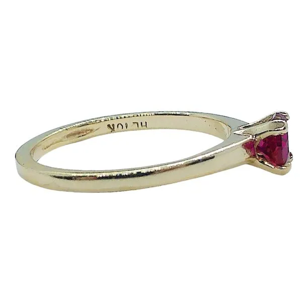 Ruby Solitaire Ring Image 2 Joint Venture Jewelry Cary, NC