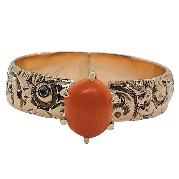 Vintage Coral Ring Joint Venture Jewelry Cary, NC