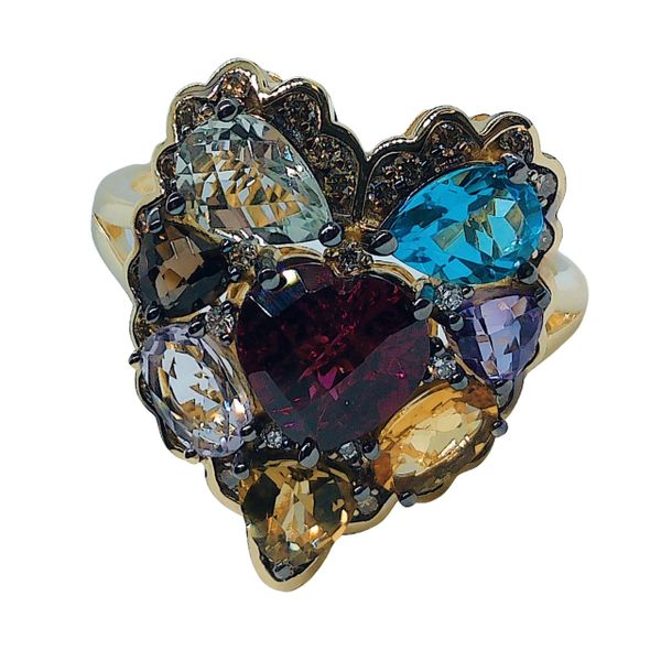 LeVian Multicolored Heart Ring Joint Venture Jewelry Cary, NC