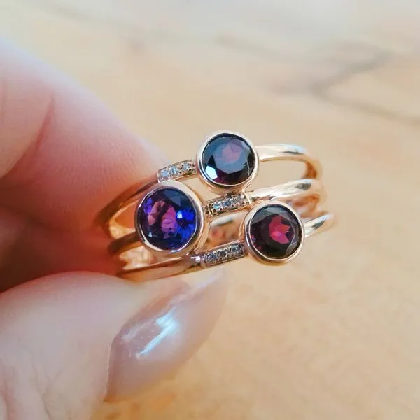 EFFY Amethyst, Rhodolite and Garnet Ring Image 3 Joint Venture Jewelry Cary, NC
