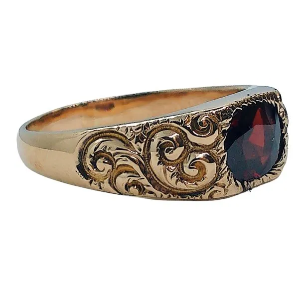 Garnet Ring Image 2 Joint Venture Jewelry Cary, NC