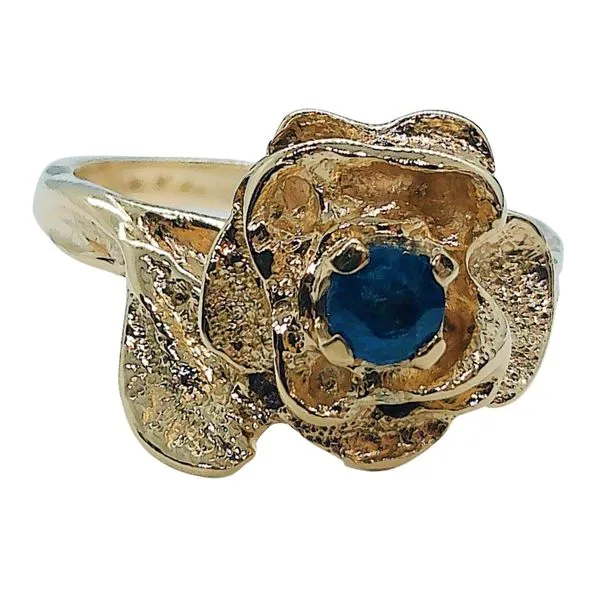 Sapphire Flower Ring Joint Venture Jewelry Cary, NC