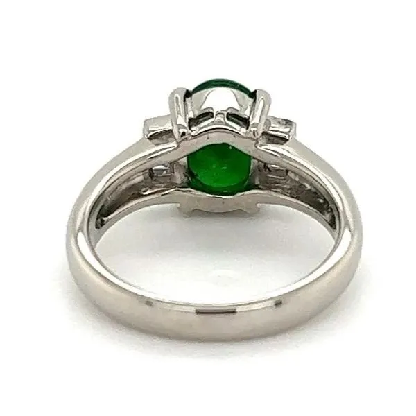 Jadeite and Diamond Ring Image 3 Joint Venture Jewelry Cary, NC