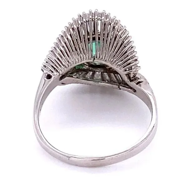 Emearld and Diamond Ballerina Ring Image 3 Joint Venture Jewelry Cary, NC