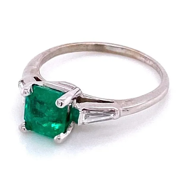 Emerald and Diamond Ring Image 2 Joint Venture Jewelry Cary, NC