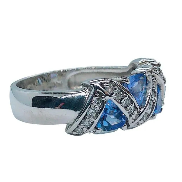 Tanzanite and Diamond Ring Image 2 Joint Venture Jewelry Cary, NC