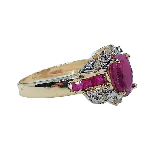Ruby and Diamond Ring Image 2 Joint Venture Jewelry Cary, NC