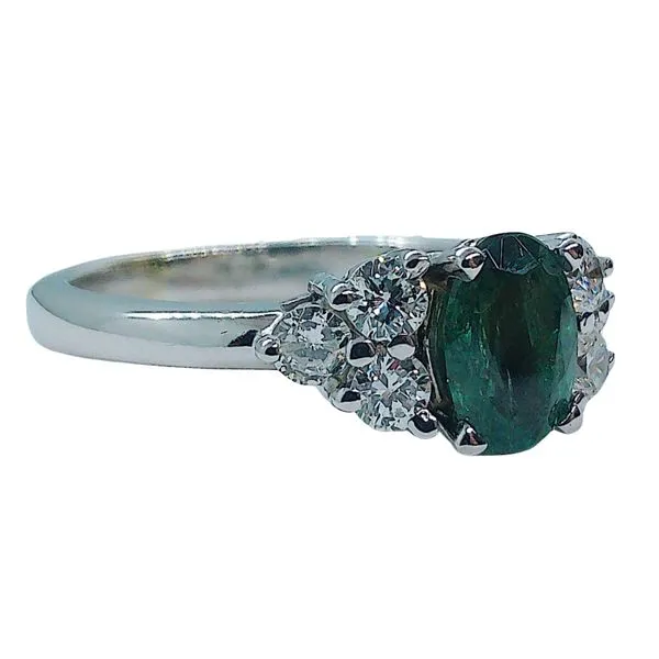 Color Changing Alexandrite and Diamond Ring. Image 2 Joint Venture Jewelry Cary, NC