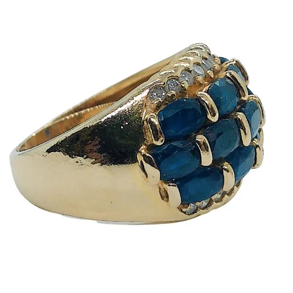 Sapphire and Diamond Ring Image 2 Joint Venture Jewelry Cary, NC