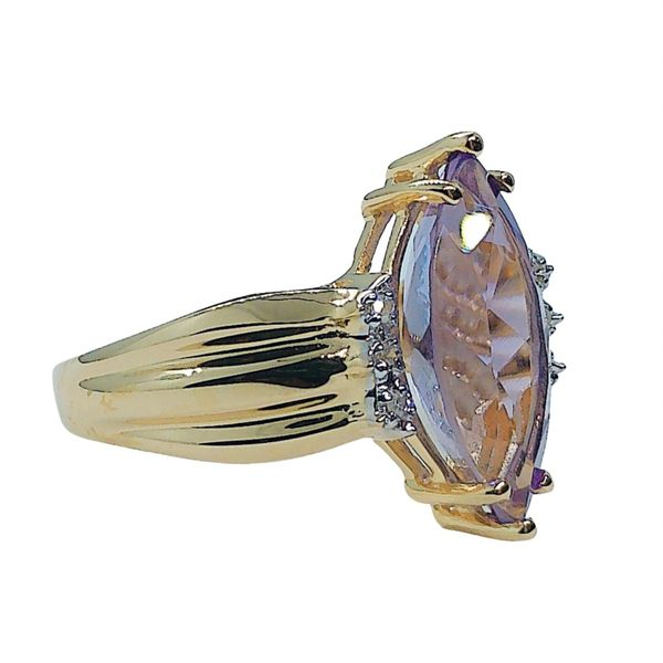 Amethyst and Diamond Ring Image 2 Joint Venture Jewelry Cary, NC