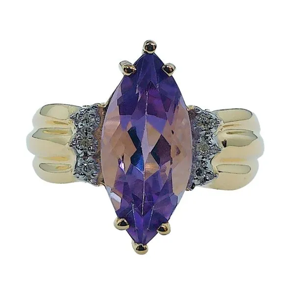 Amethyst and Diamond Ring Joint Venture Jewelry Cary, NC