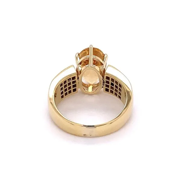 Imperial Topaz and Diamond Ring Image 3 Joint Venture Jewelry Cary, NC