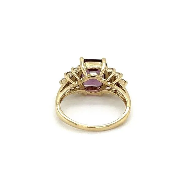 Purple Garnet and Diamond Ring Image 3 Joint Venture Jewelry Cary, NC