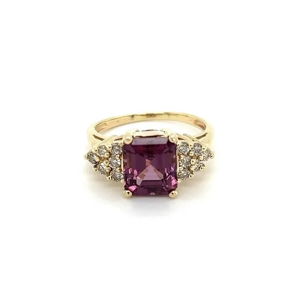 Purple Garnet and Diamond Ring Joint Venture Jewelry Cary, NC