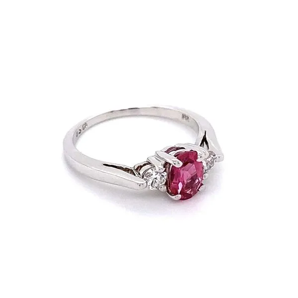 Rubelite Tourmaline and Diamond Ring Image 2 Joint Venture Jewelry Cary, NC