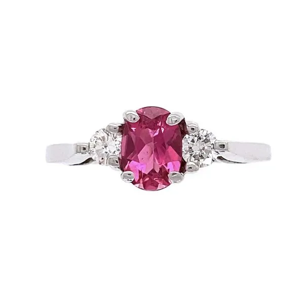 Rubelite Tourmaline and Diamond Ring Joint Venture Jewelry Cary, NC