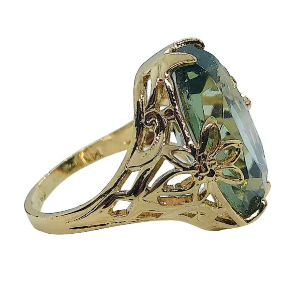 Green Amethyst Ring Image 2 Joint Venture Jewelry Cary, NC