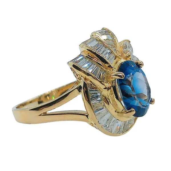 Tanzanite and Diamond Ring Image 2 Joint Venture Jewelry Cary, NC