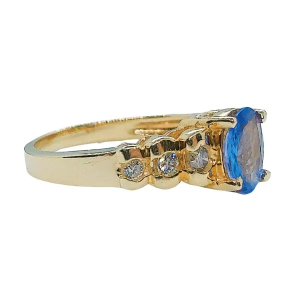 Tanzanite and Diamond Ring Image 2 Joint Venture Jewelry Cary, NC