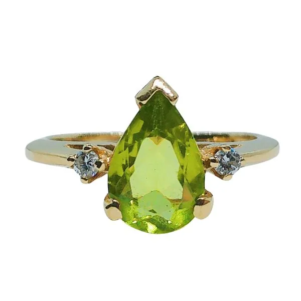 Peridot and Diamond Ring Joint Venture Jewelry Cary, NC