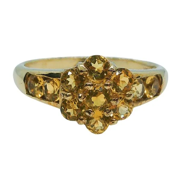 Citrine Flower Ring Joint Venture Jewelry Cary, NC