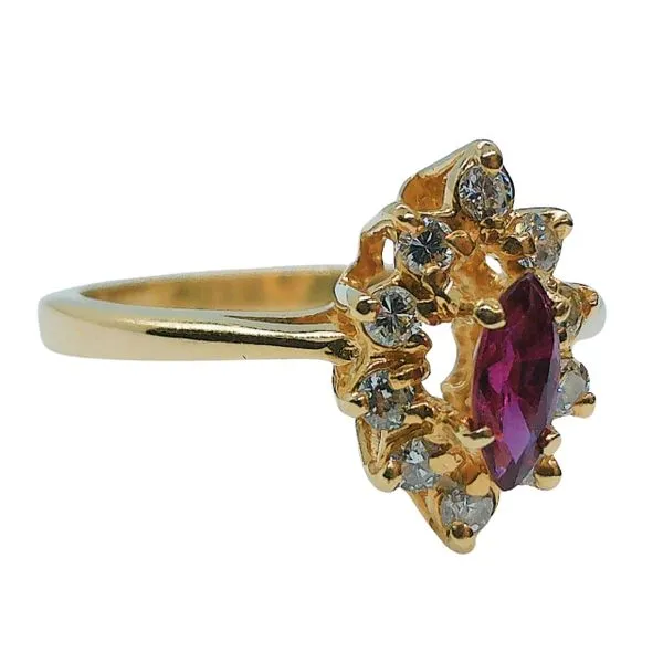 Ruby and Diamond Ring Image 2 Joint Venture Jewelry Cary, NC