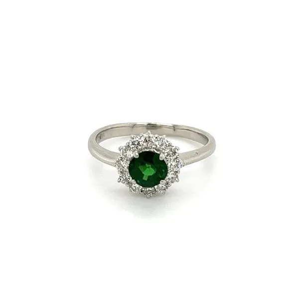 Tsavorite Garnet and Diamomd Ring Joint Venture Jewelry Cary, NC